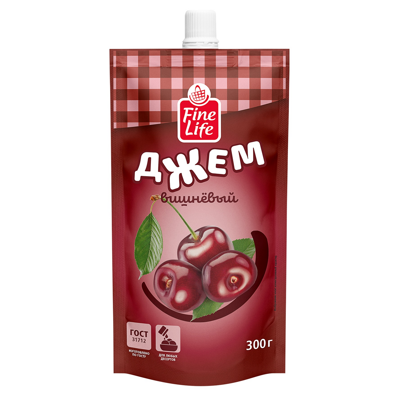 FINE LIFE Джем вишневый 300г