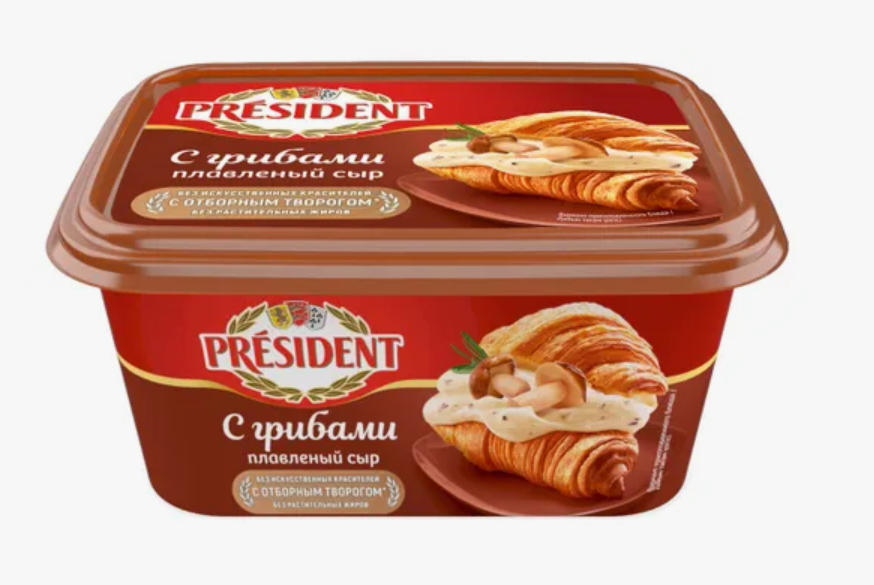 PRESIDENT Сыр плавленный 400 г