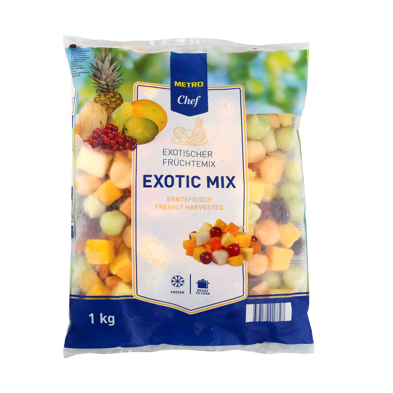 METRO Chef Замороженное ассорти экзотические фрукты 1 кг