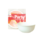 PARTY Тарелка пластиковая для супа 185 мм 6 шт