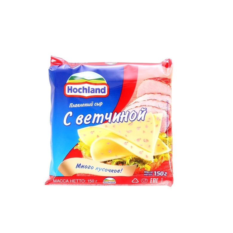 HOCHLAND Сыр плавленый ветчина 150 г