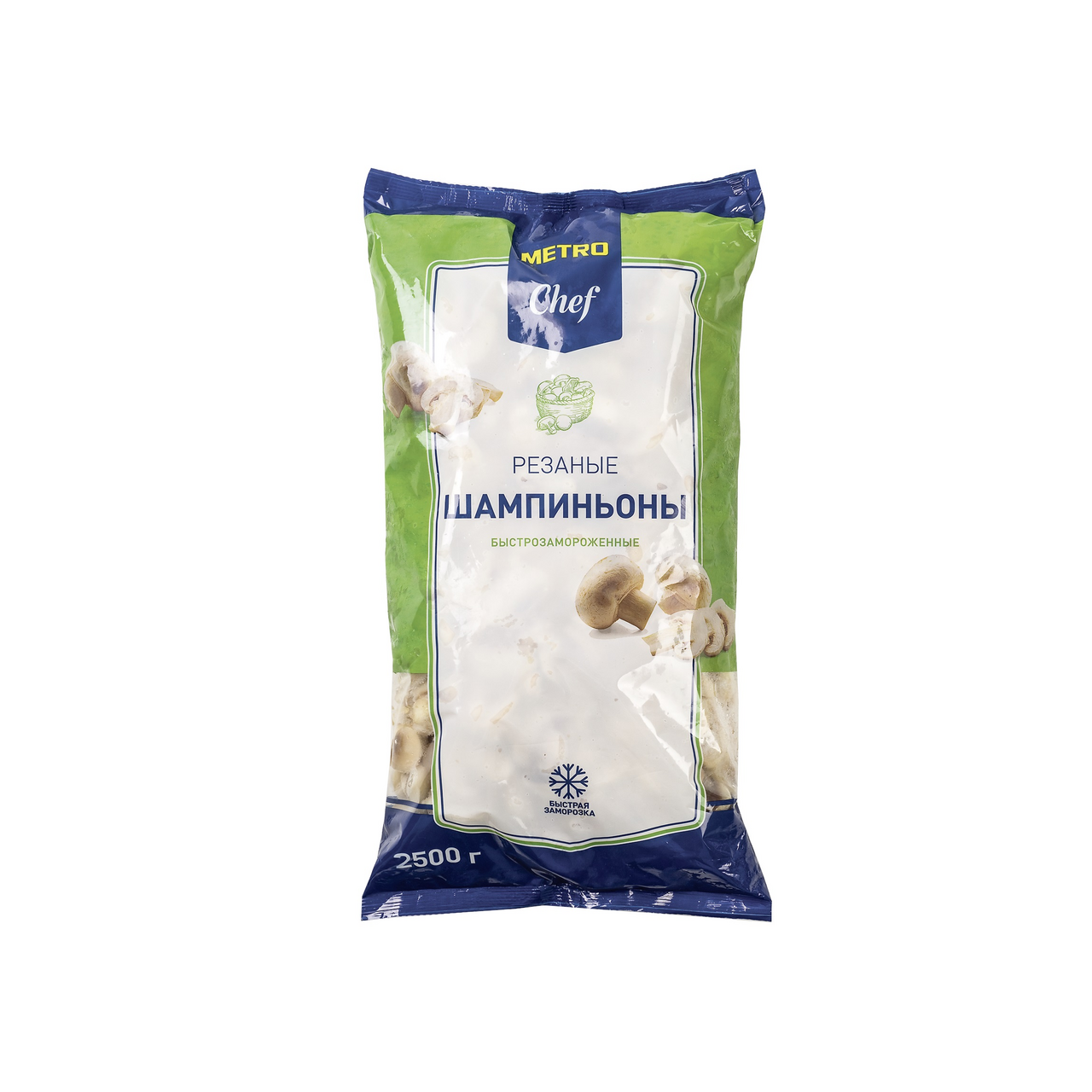 METRO Chef Зам шампиньоны резаные 2c 2,5 кг