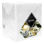 RIOBA Servetele Albe 2 straturi 33cmx33cm 50 buc