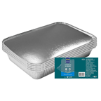 METRO PROFESSIONAL Caserole aluminiu fara capac pentru produse alimentare 5 buc. x2,38l