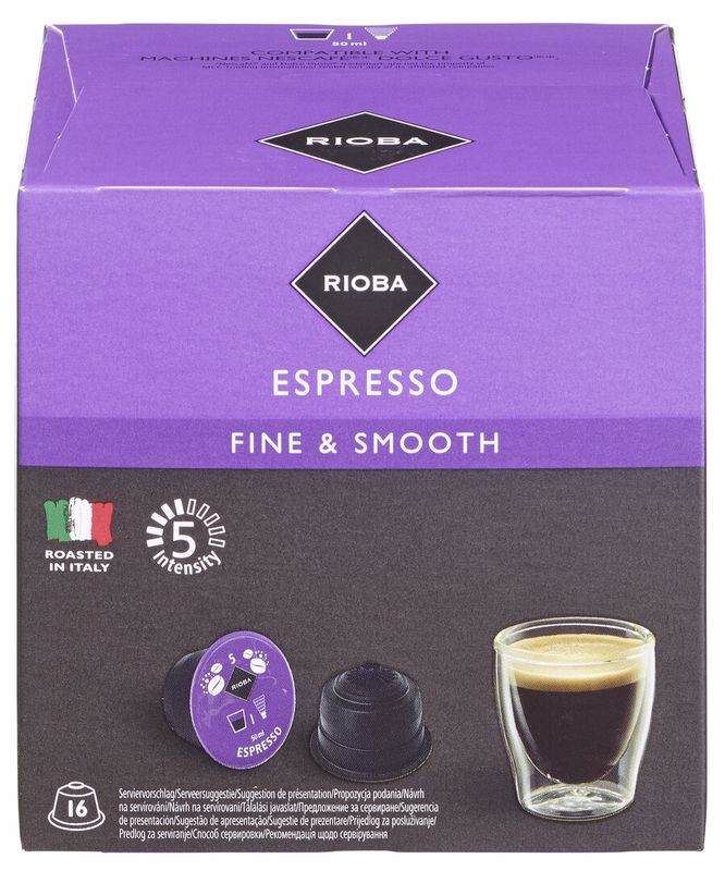 RIOBA Espresso Dolce Cafea Capsule 16x12g