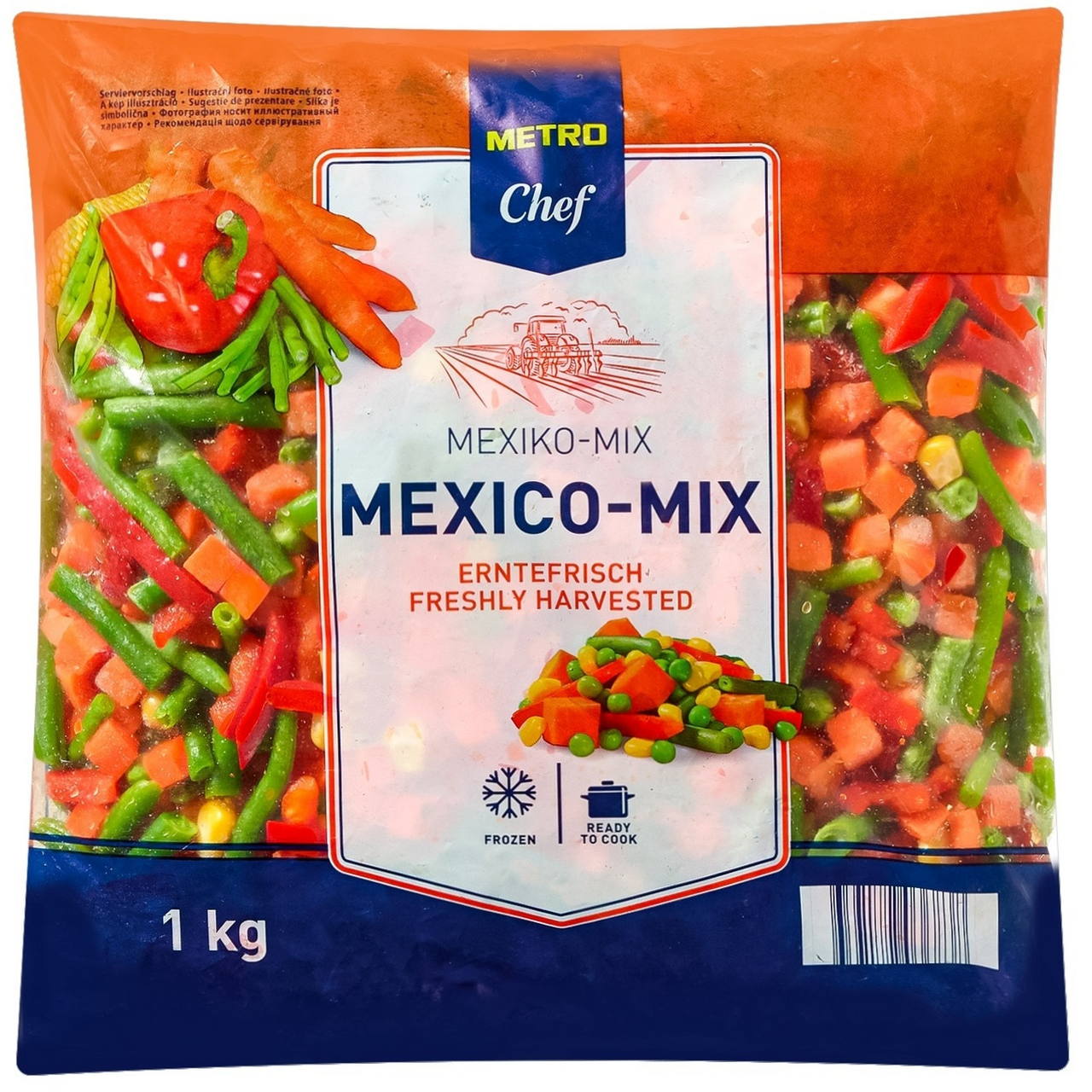 METRO Chef Amestec Mexican Legume congelat 1kg