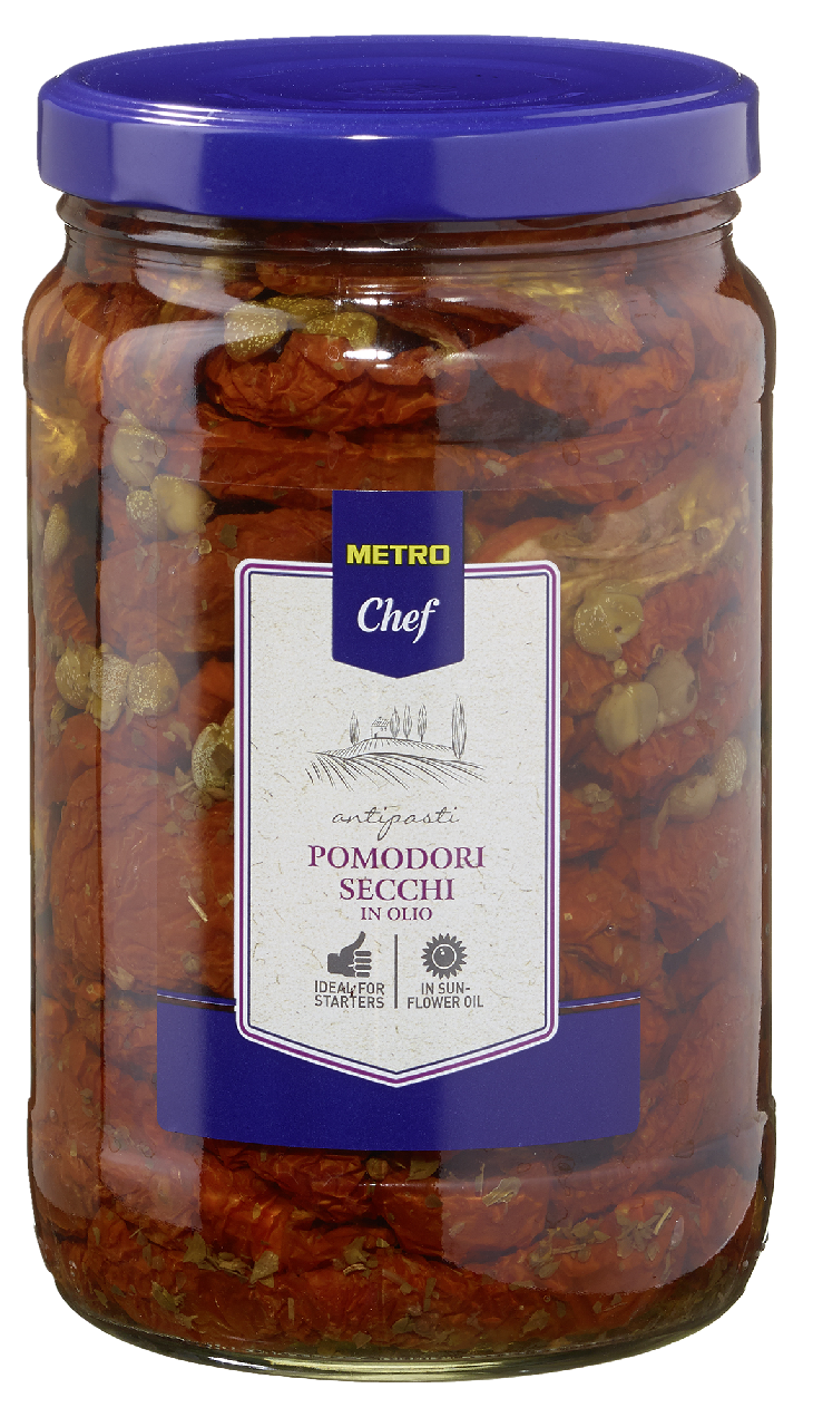 METRO Chef rosii jumatati uscate in ulei 1540g