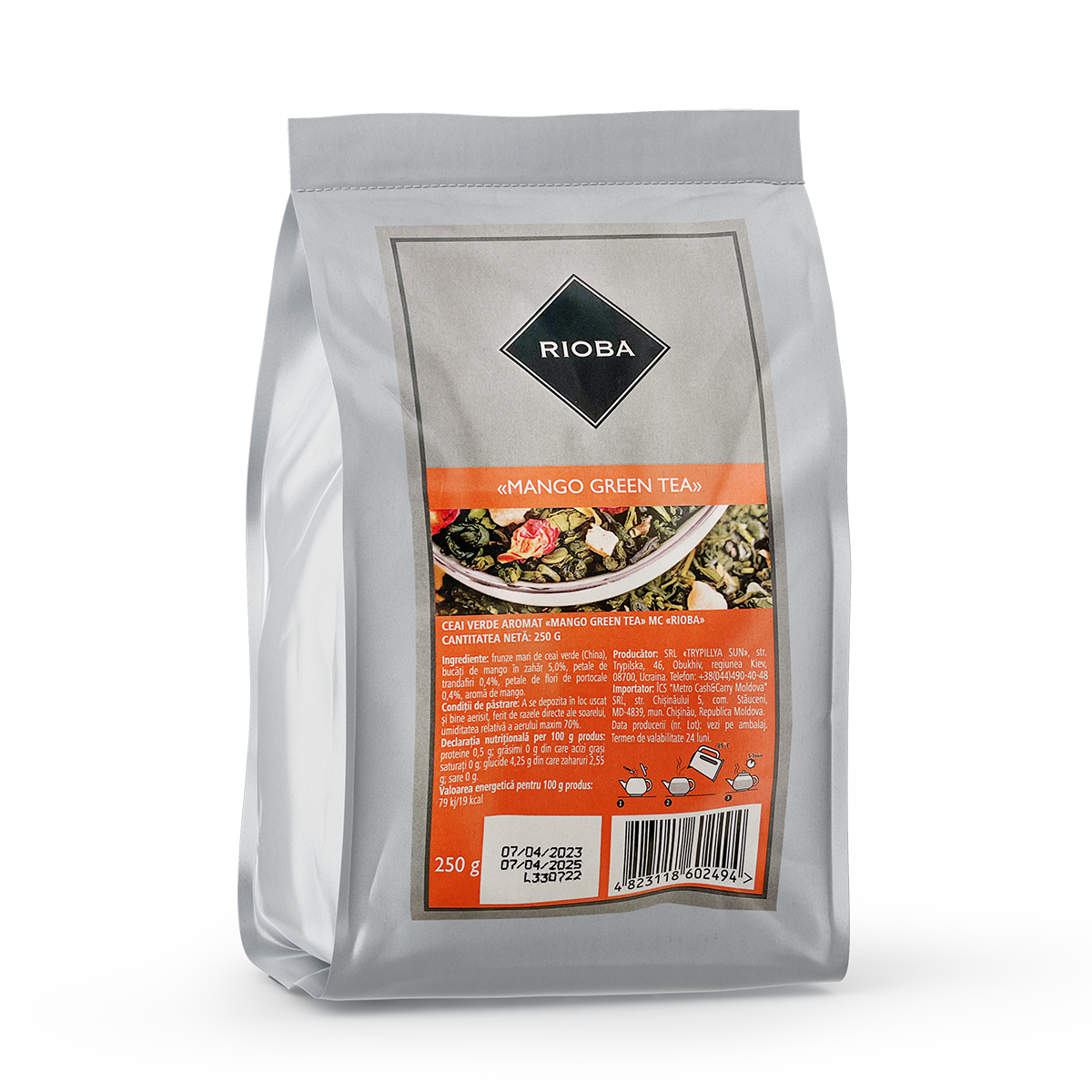 RIOBA Rioba Mango Ceai Verde 250g