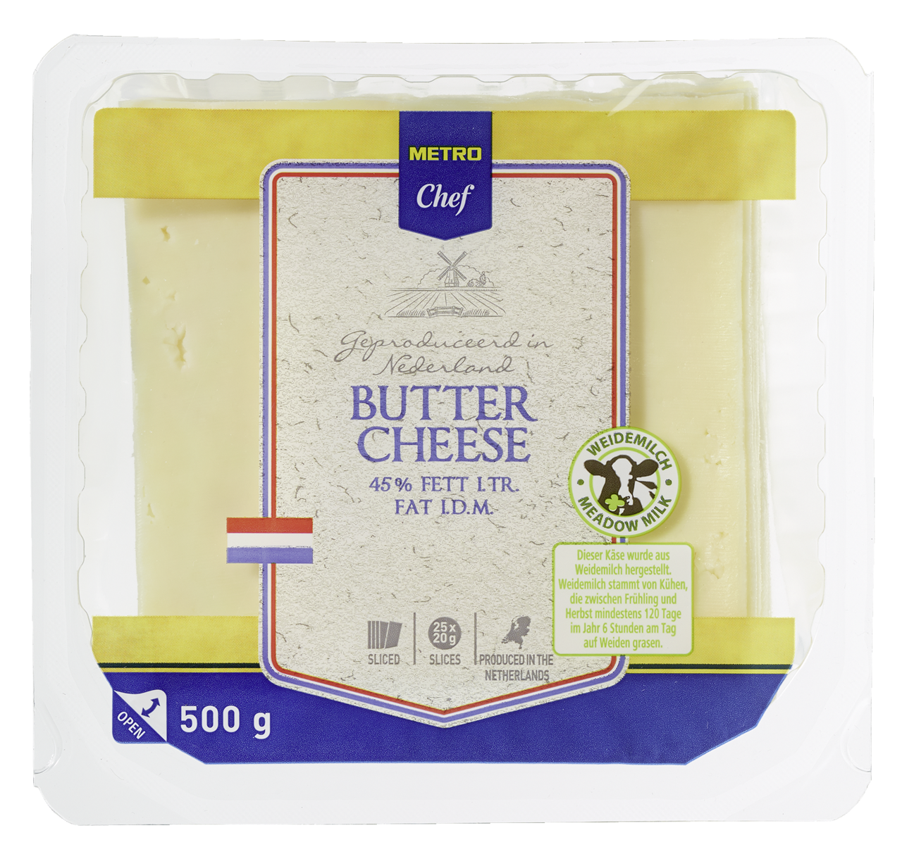 METRO Chef cascaval Smetanic felii 500g