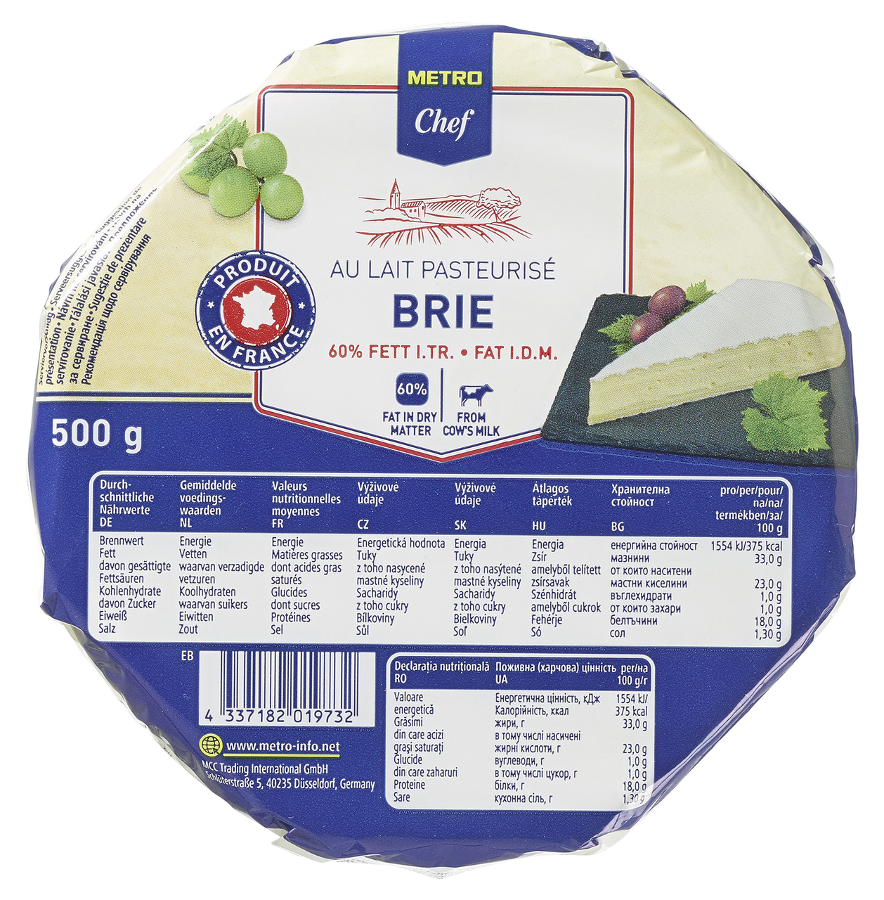 METRO Chef Cascaval Brie 500g