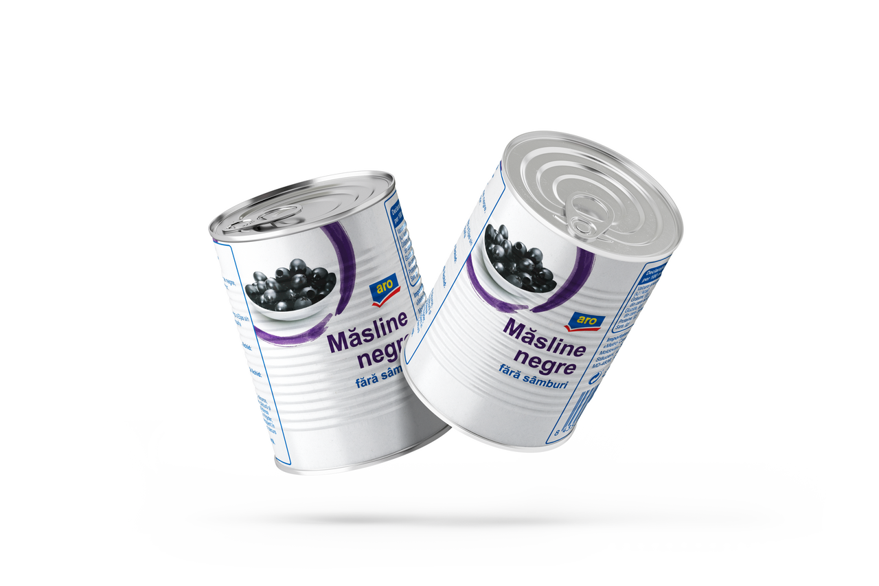 aro Măsline Negre fără Sâmburi 300g
