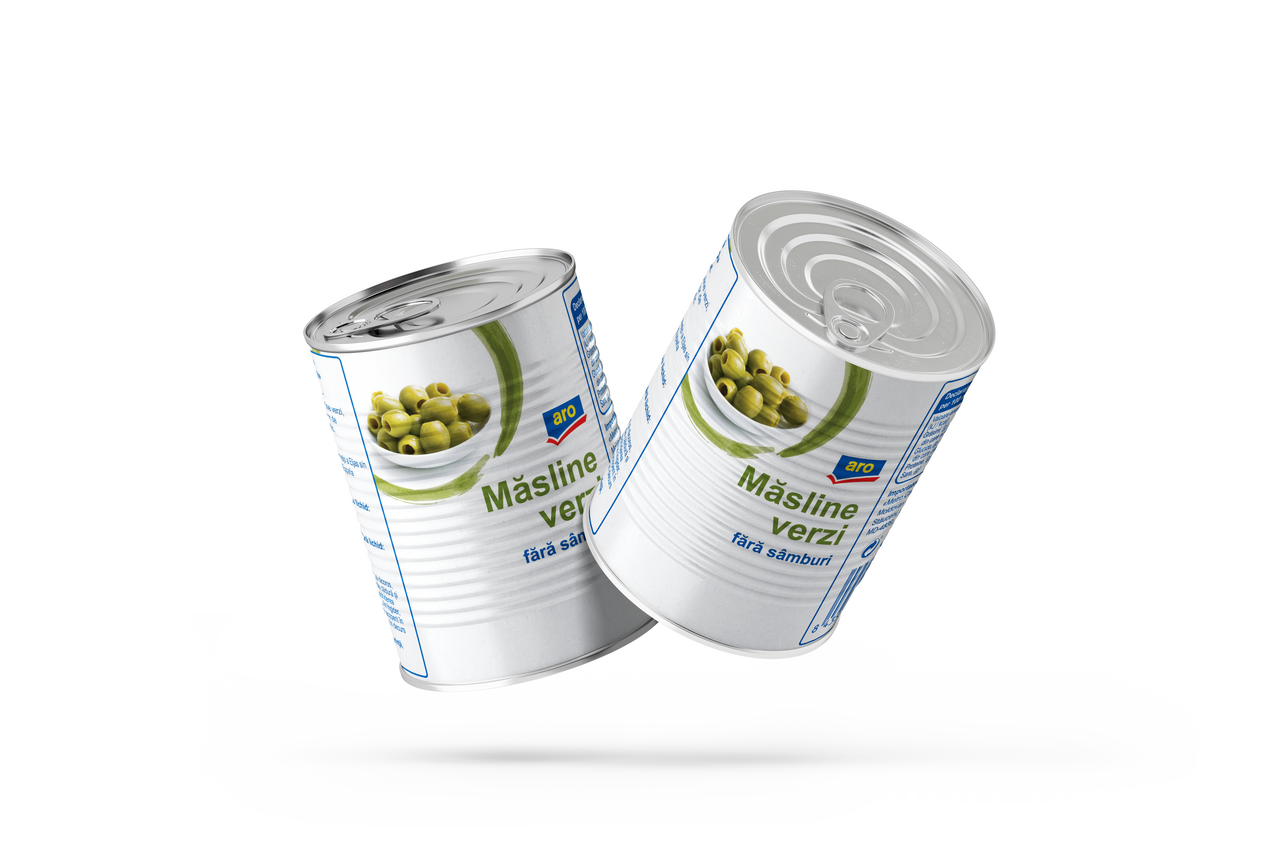 aro Măsline Verzi fără Sâmburi 300g