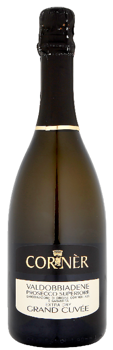 CORNER Valdobbiadene Prosecco Grand Cuvee 11%alc. 0,75l