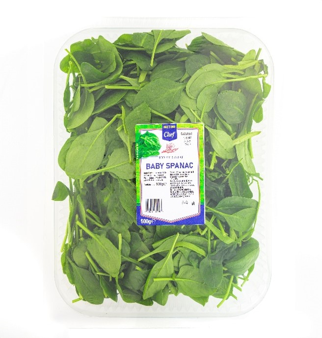 METRO Chef Spanac proaspat 500g