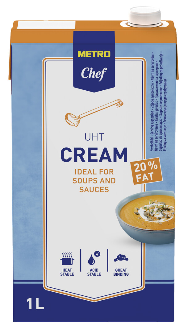 METRO Chef Smantana Dulce UHT 20% 1l
