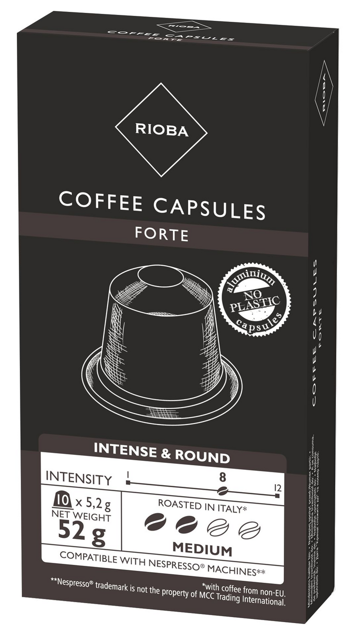 RIOBA Nespresso Forte Cafea 10x5,2g