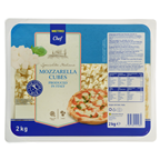 METRO Chef Mozzarella Cuburi 43% 2kg