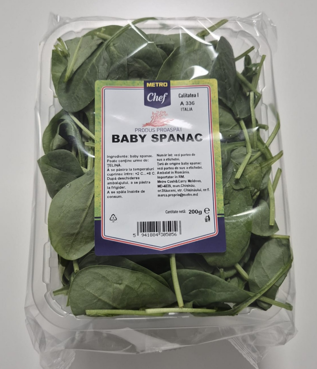 METRO Chef Salata Baby Spanac 200g