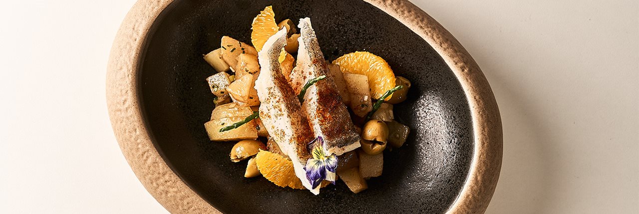 Ensalada malagueña de bacalao y naranja - Sergio Garrido Ensalada malagueña de bacalao y naranja - Sergio Garrido