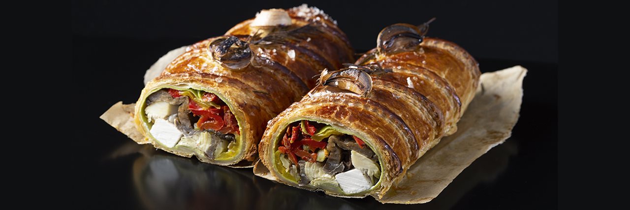 Recettes des chefs - Strudel des légumes Recettes des chefs - Strudel des légumes