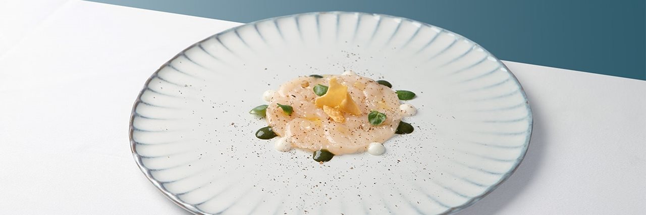 Recette de chefs - St Jacques, cresson, reblochon Recette de chefs - St Jacques, cresson, reblochon