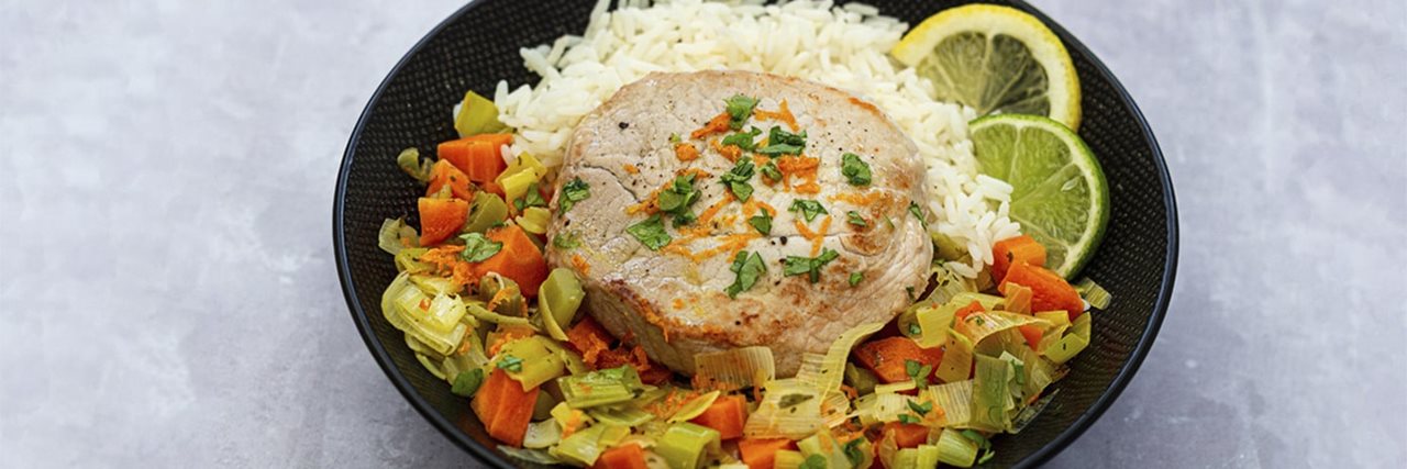 Recettes de chefs | Médaillon de veau aux légumes et agrumes Recettes de chefs | Médaillon de veau aux légumes et agrumes