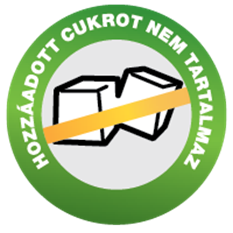 Hozzáadott cukrot nem tartalmaz Hozzáadott cukrot nem tartalmaz
