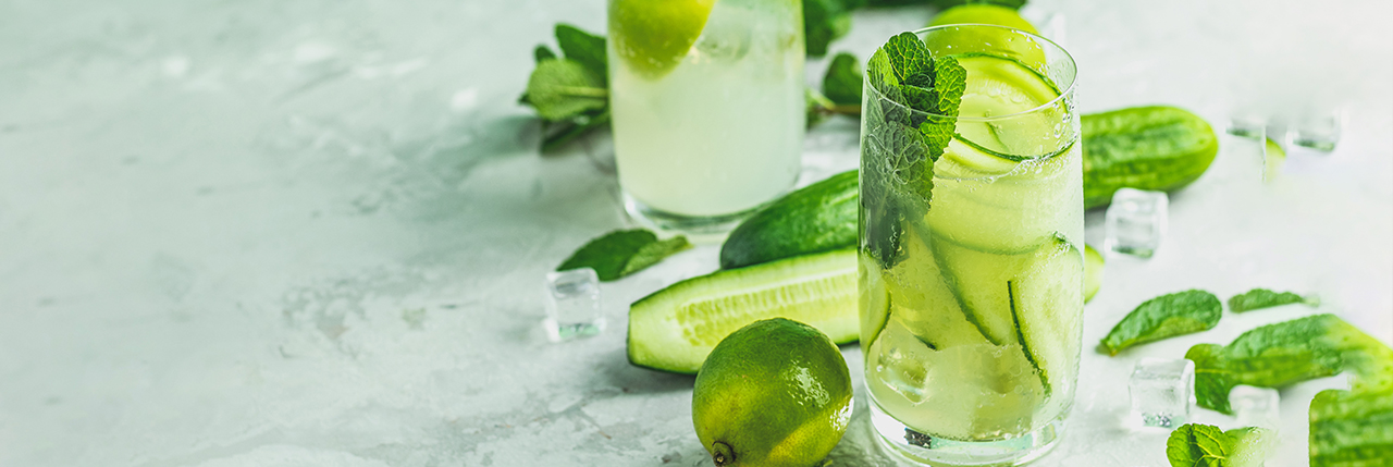 Mojito cu castravete Mojito cu castravete