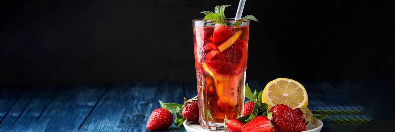 Mojito cu capsuna Mojito cu capsuna
