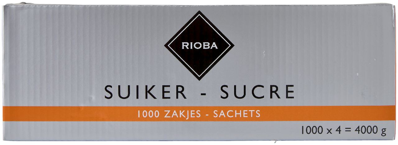 RIOBA Suikerzakjes 1000 x 4 g