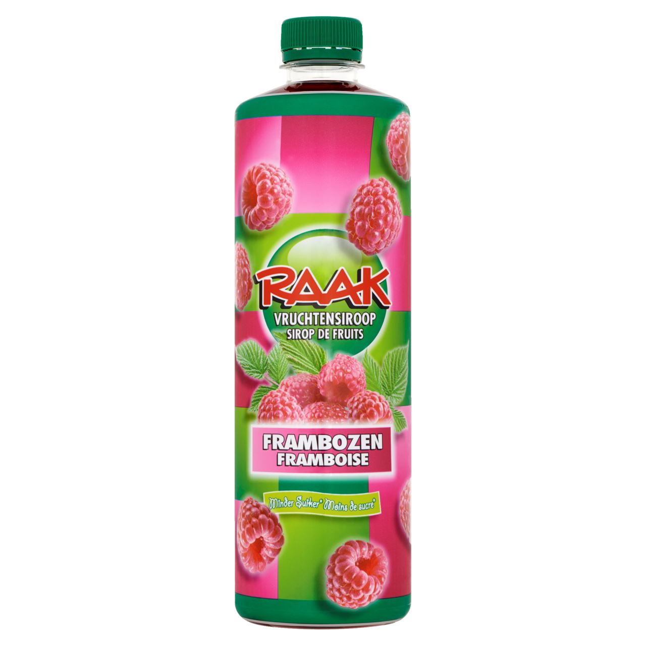 RAAK Vruchtensiroop Framboos PET 6 x 75 cl