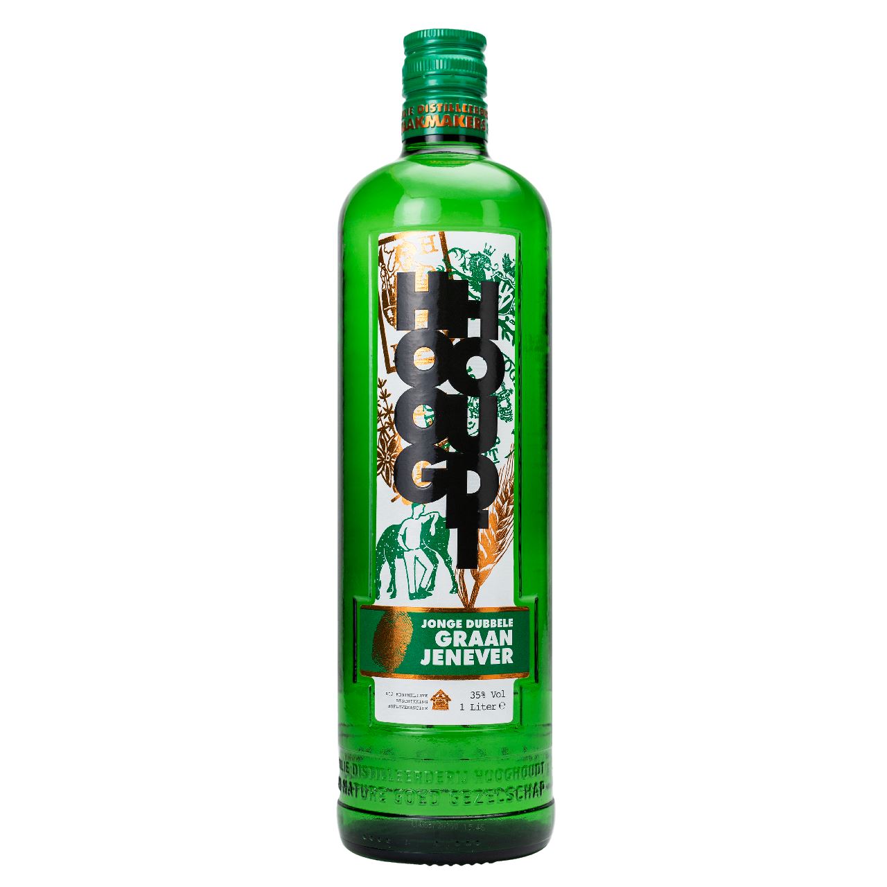 Hooghoudt Jonge Dubbele Graanjenever 6 x 1 l