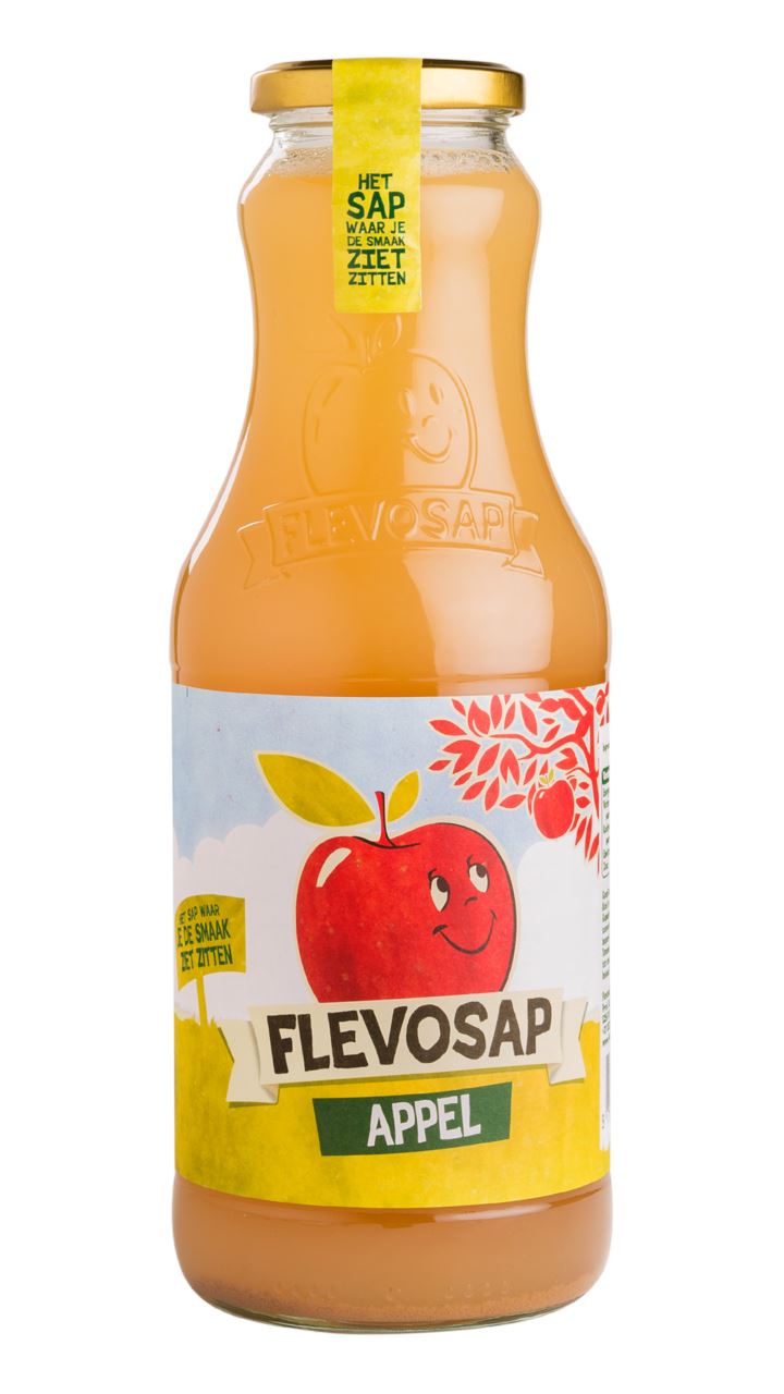 Flevosap Appel fles 6 x 1 l