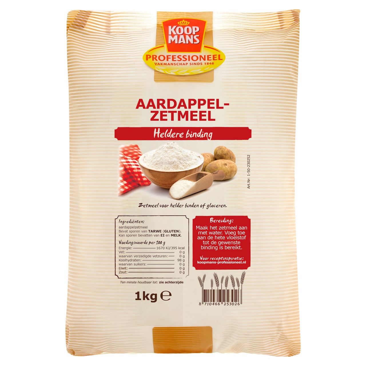 KOOPMANS PROFESSIONEEL Aardappelzetmeel 6 x 1 kg