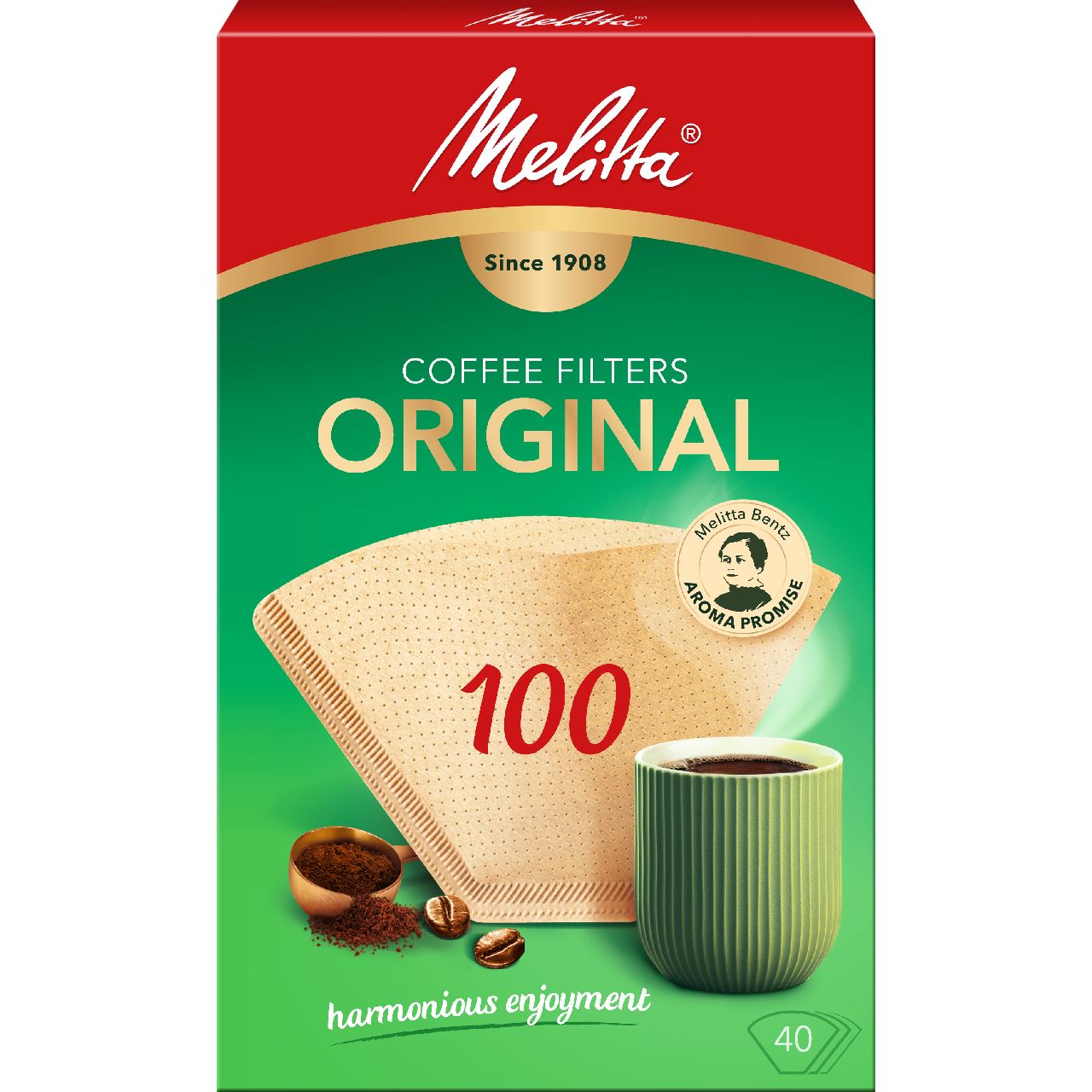 Melitta Filterzakjes Original 100 40 Stuks 390 g