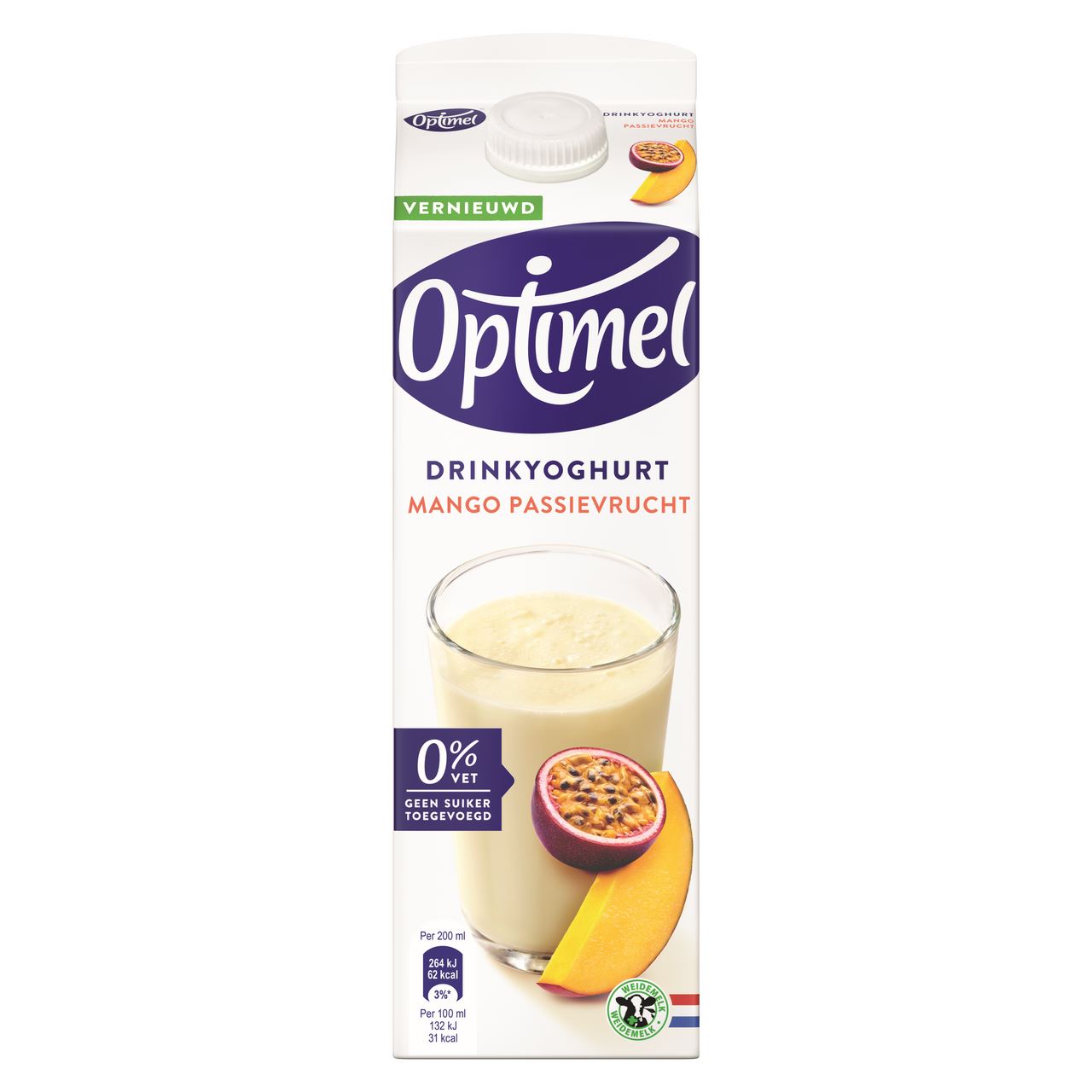 Optimel Drinkyoghurt mango passievrucht 1 liter