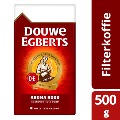koper Kust worm Douwe Egberts Aroma Rood Filterkoffie 6 x 500 g | Makro Nederland