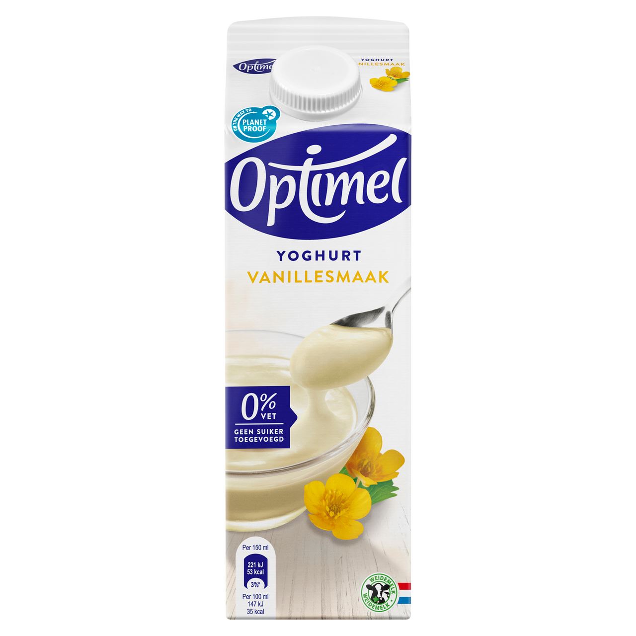 Optimel Yoghurt vanille 6 x 1 liter