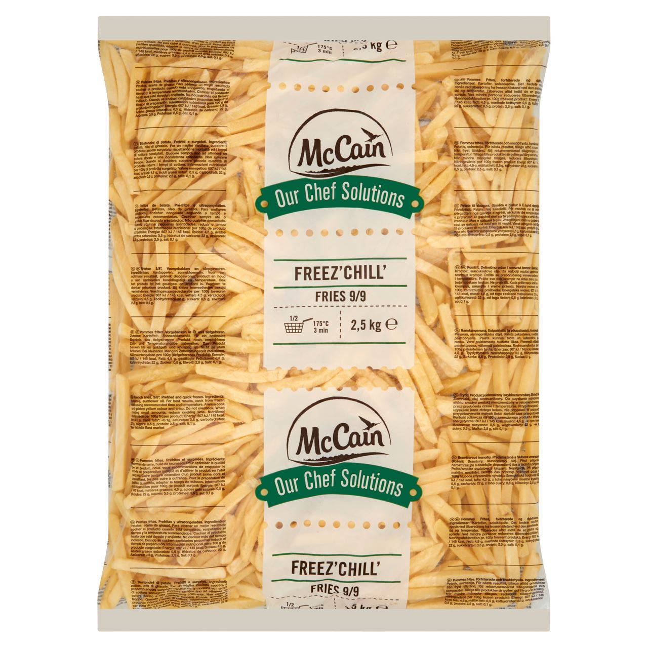 McCain Freez' Chill' Fries 9/9 2,5 kg