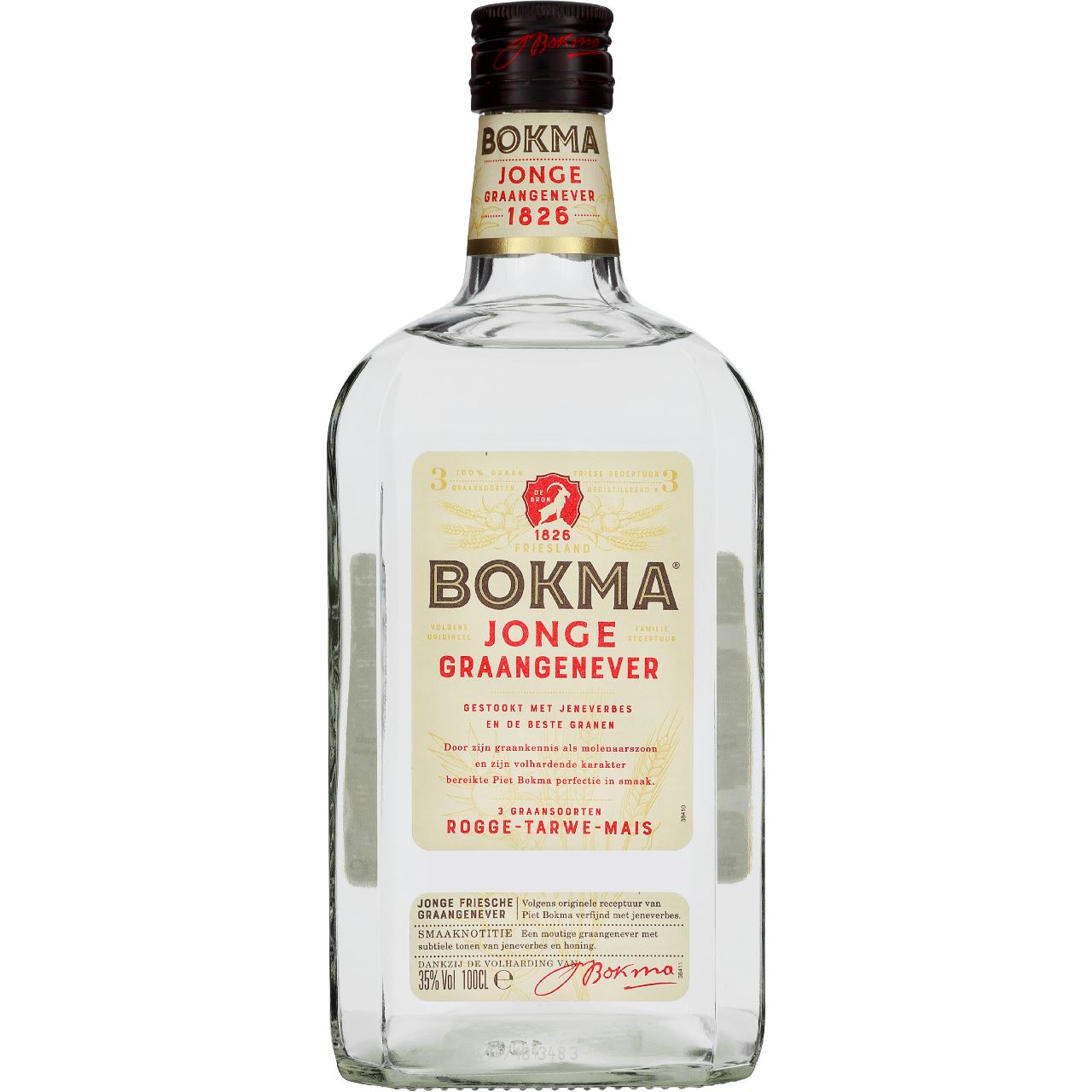 Bokma Jonge Jenever Vierkant 6 x 1 l
