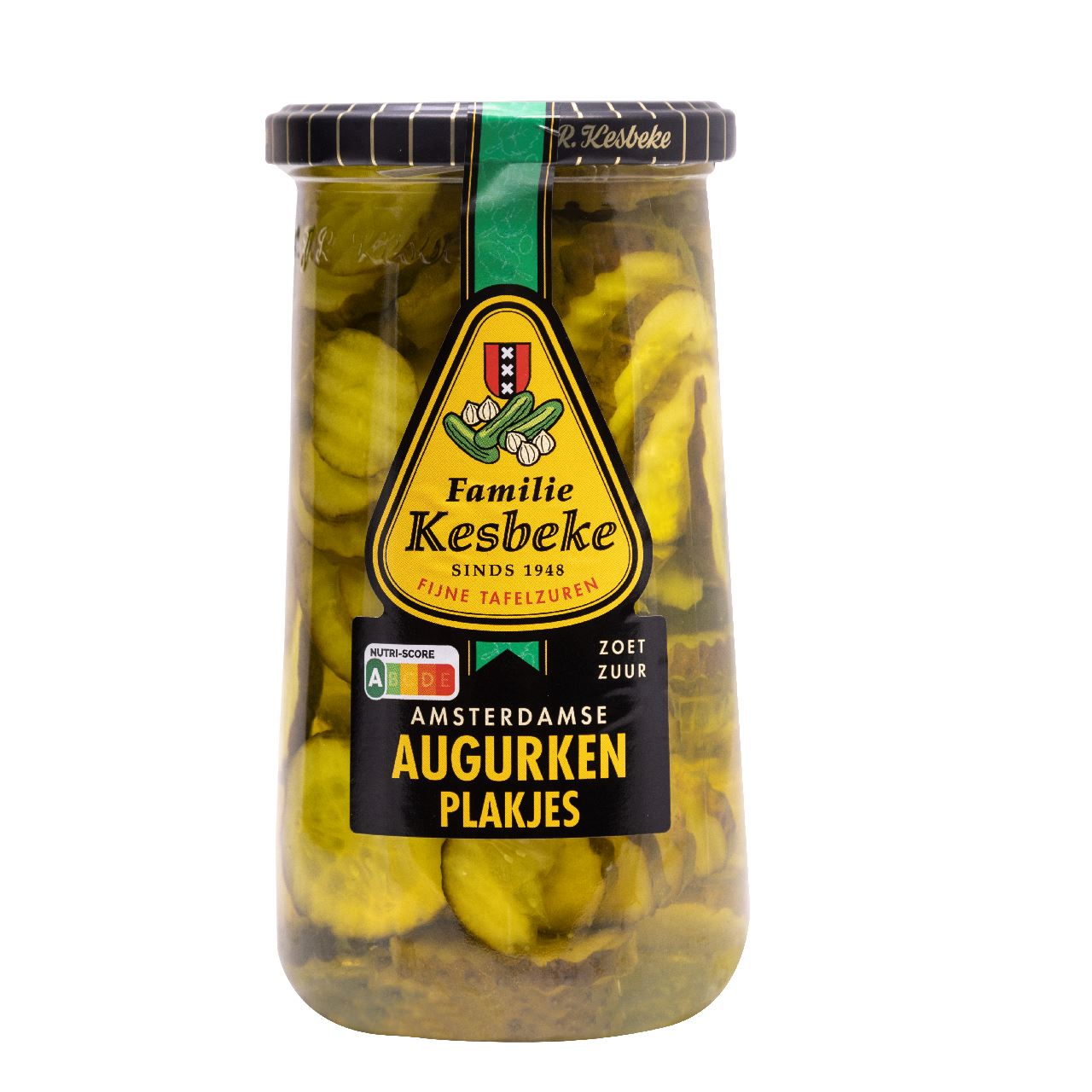 Kesbeke Augurken plakjes groen 720 ml