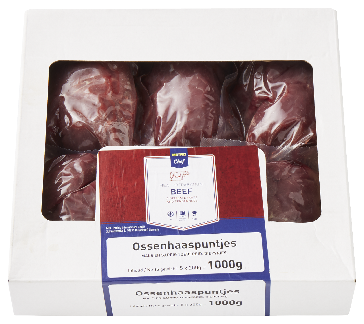 METRO Chef Runder Ossenhaaspuntjes diepvries 1 kg