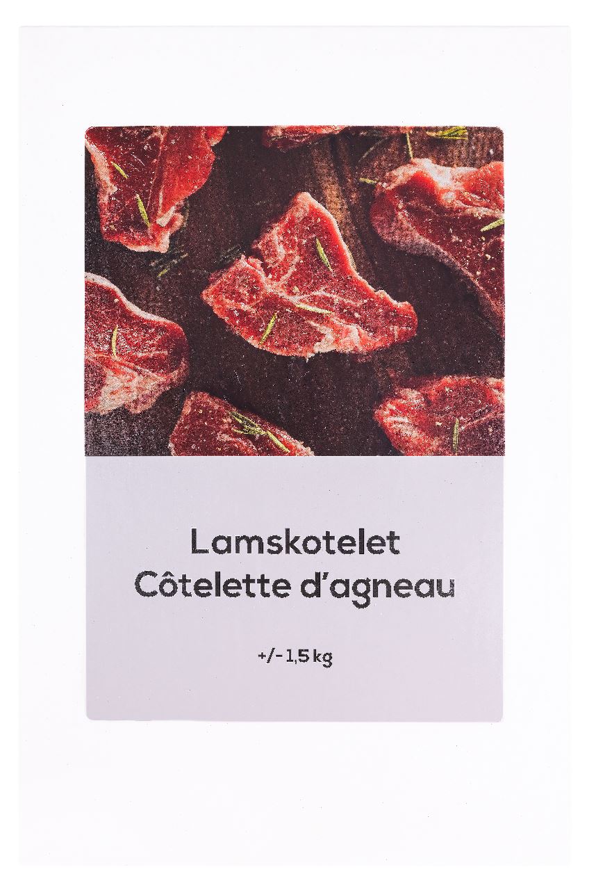 Nieuw-Zeelandse lamskoteletten diepvries ca. 1,5 kg