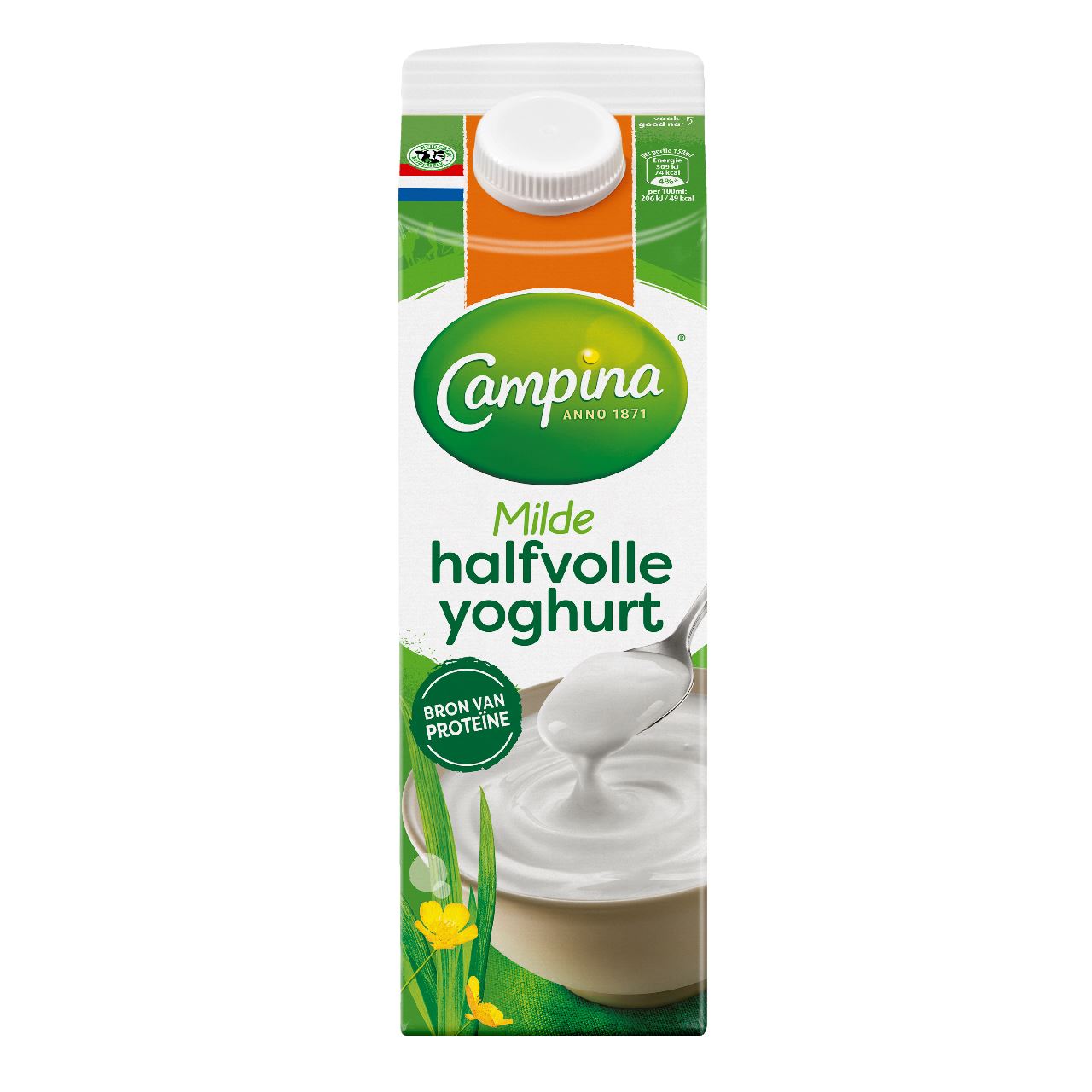 Campina Professional Halfvolle Milde Yoghurt 1 l