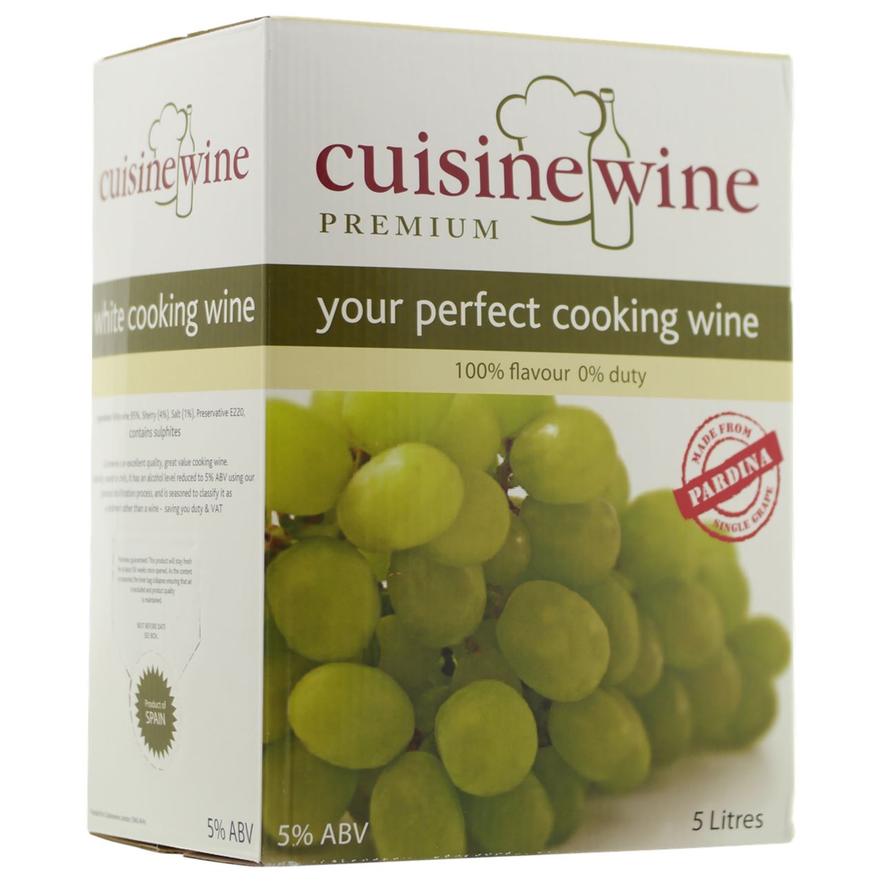 Cuisinewine Wit BIB 5 l