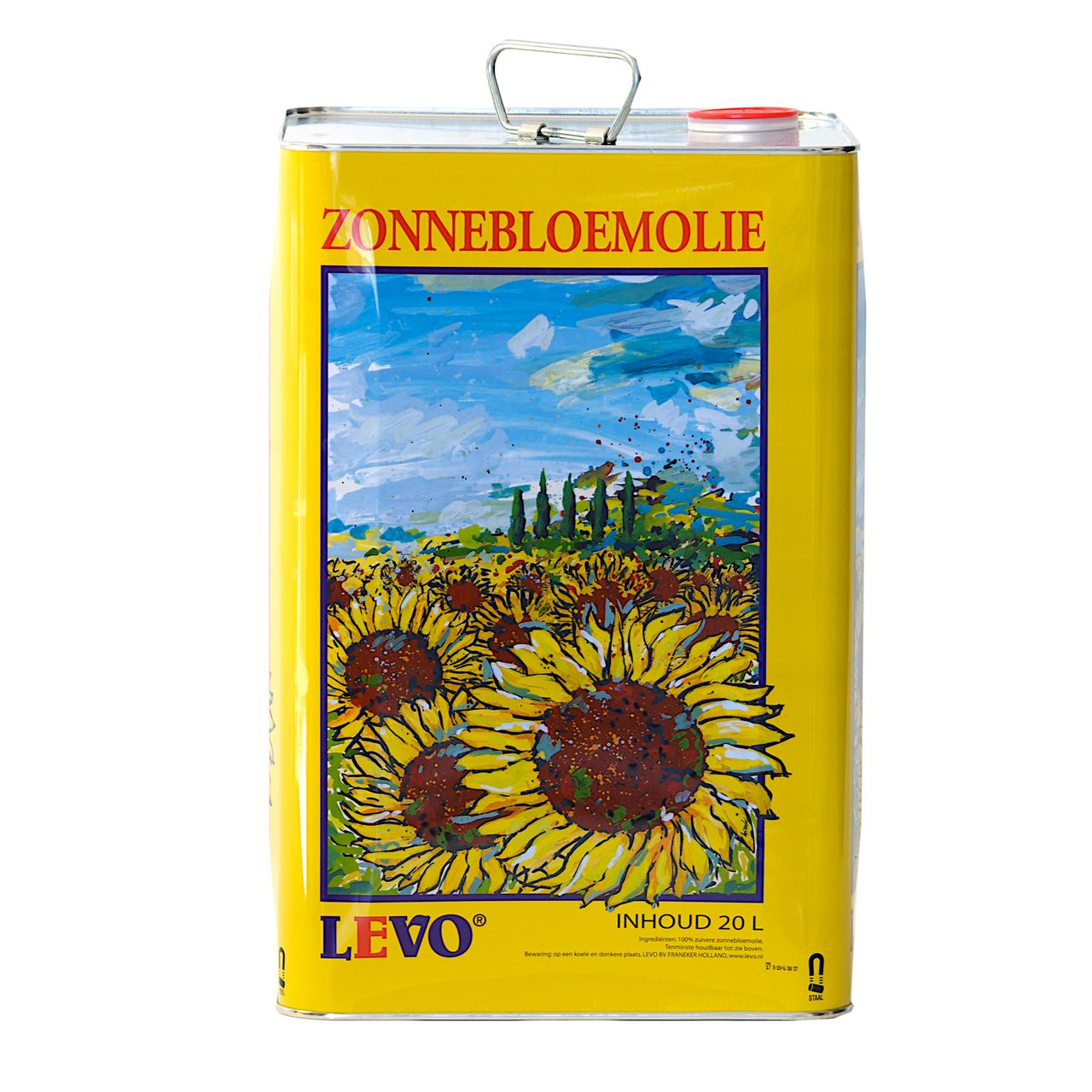 Levo Zonnebloemolie 20 liter blik