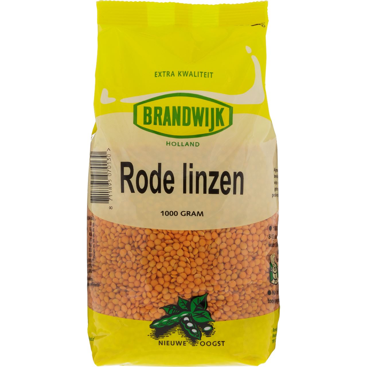 Brandwijk Rode linzen 20 x 1 kg
