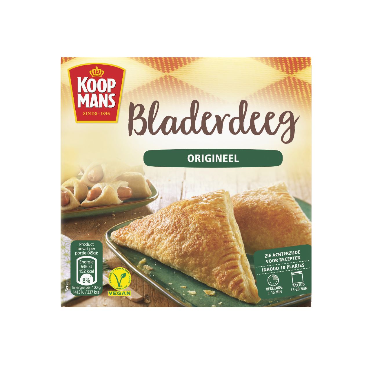 KOOPMANS Bladerdeeg Origineel 10 x 450 gr