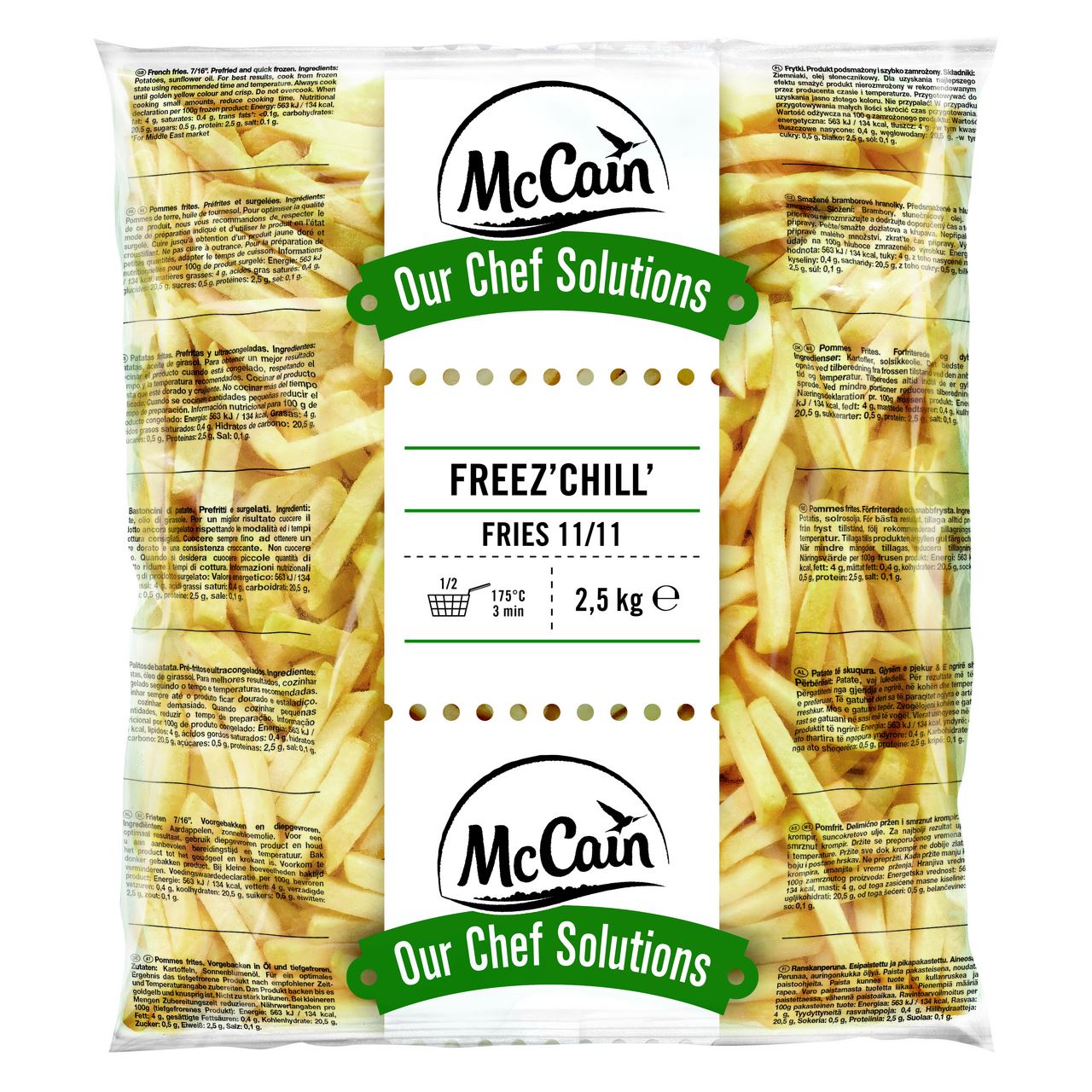 McCain Freez' Chill' Fries 11/11 2,5 kg