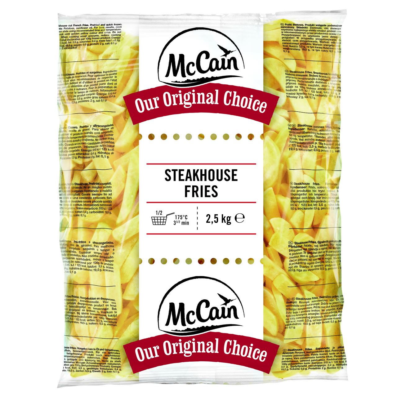 McCain Steakhouse Fries 2,5 kg